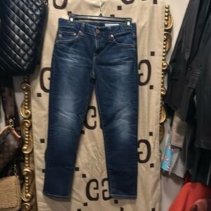AG Slim denim crop jean EUC